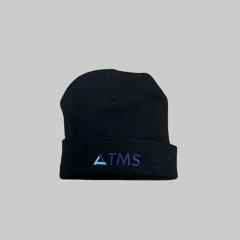 Tuque noir à rebord
