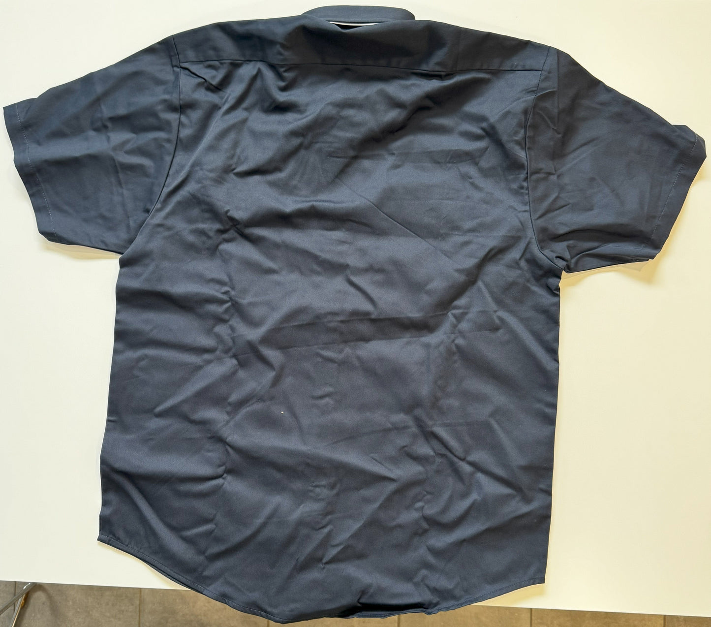 Chemise manche courte marine