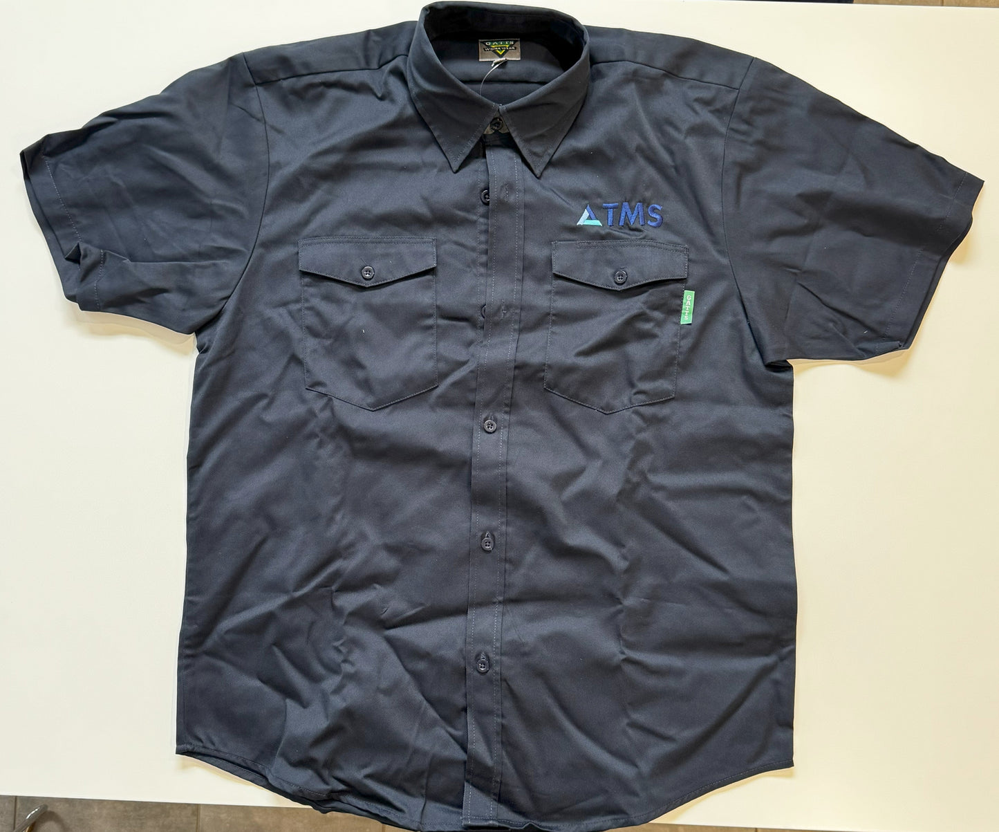 Chemise manche courte marine
