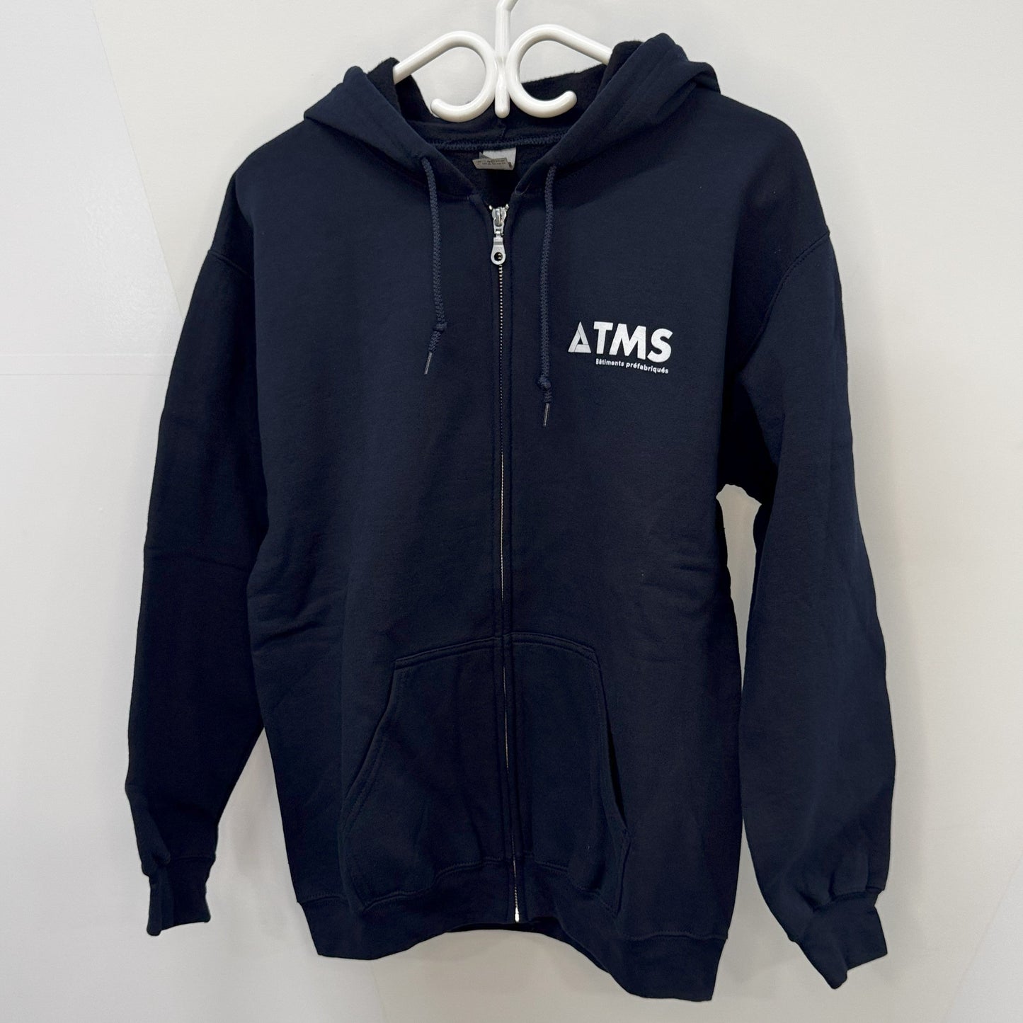 Navy zip-up kangaroo