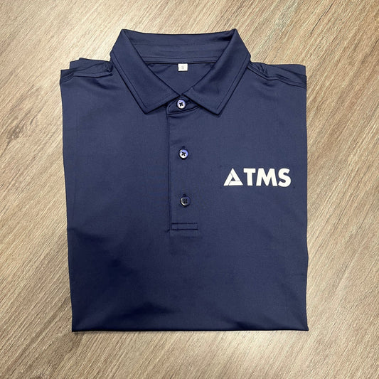 Polo golf bleu marine