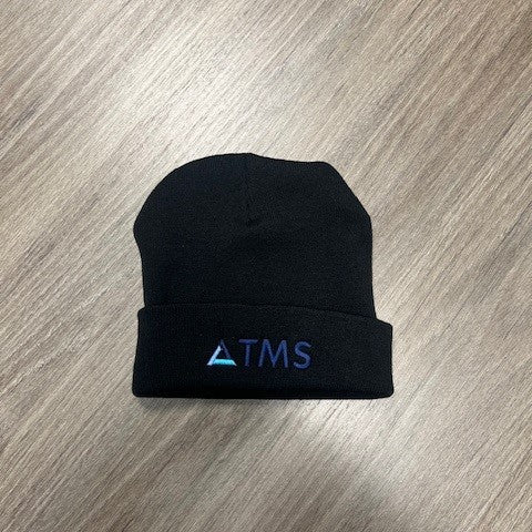 Tuque noir à rebord