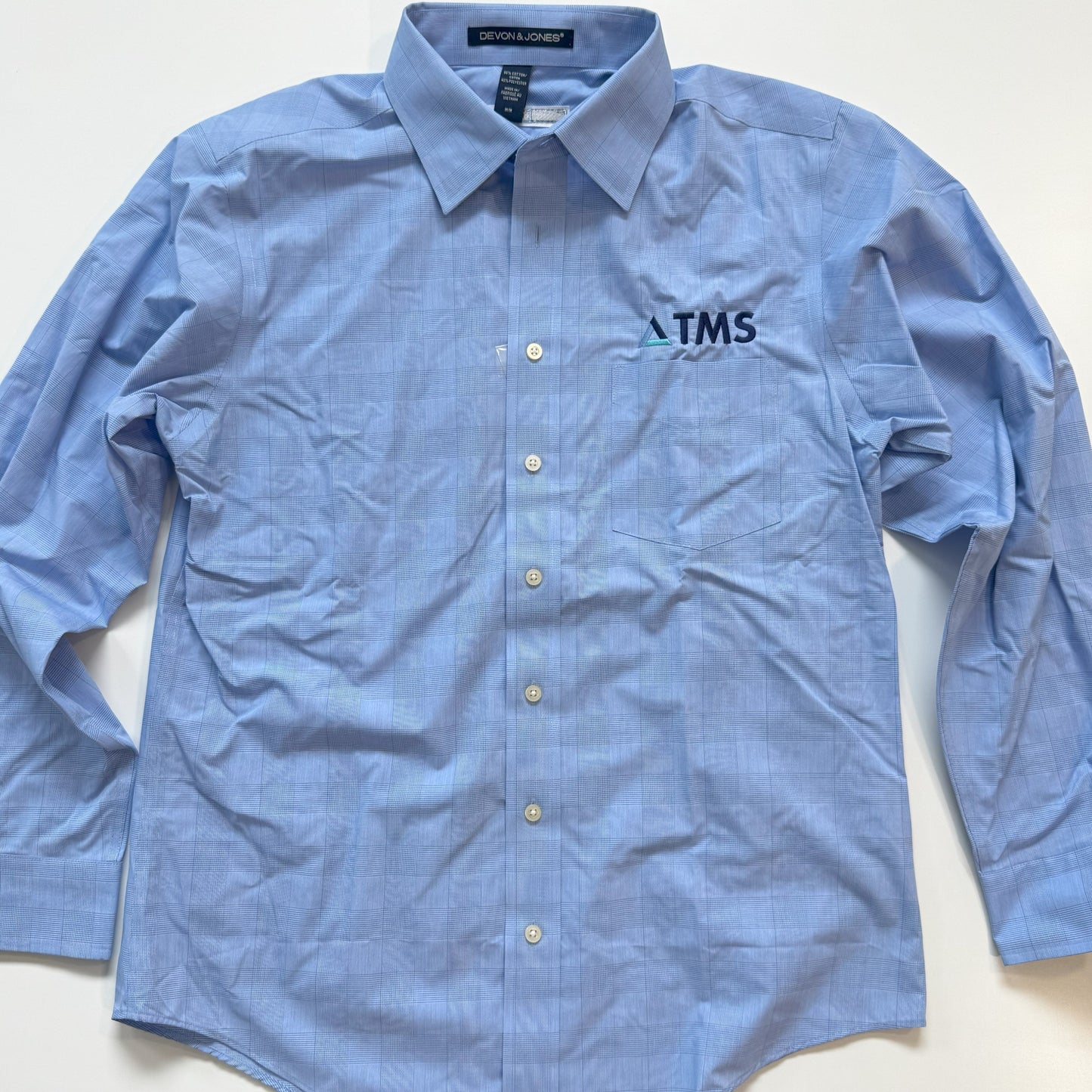 Chemise à carreaux bleu