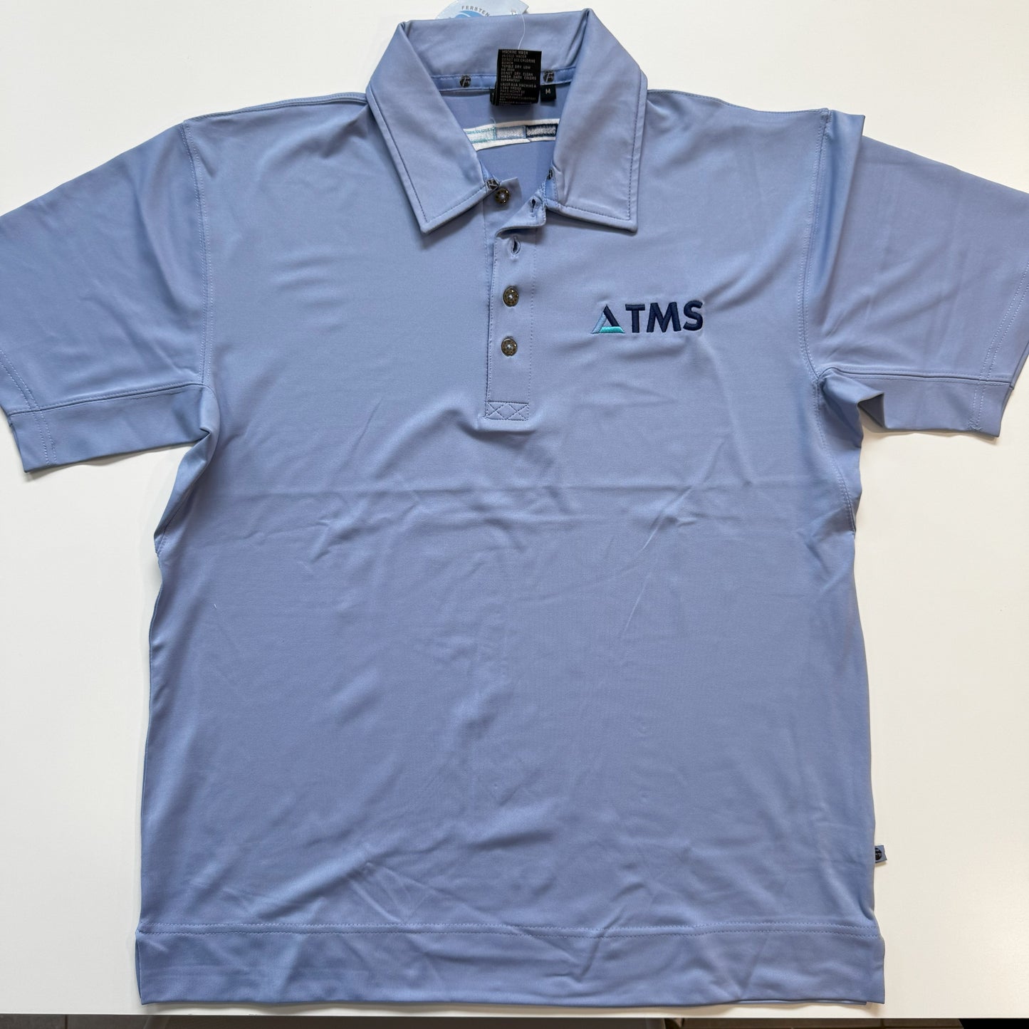Polo golf bleu